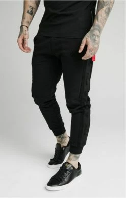 Sik Silk Černé Tepláky Pro Muže