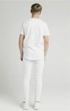 Illusive London Dětské Bílé Tričko -MIKINY Prodejní prodejna siksilk illusive london curved hem tee 7