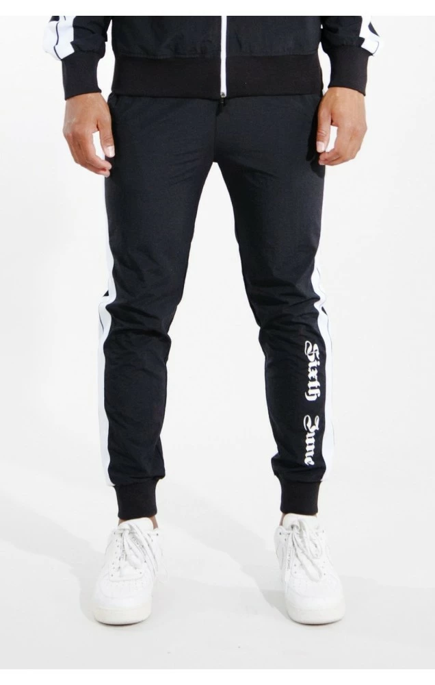 Sixth June Černé Tepláky S Pruhem 1 Sixth June Černé Tepláky S Pruhem