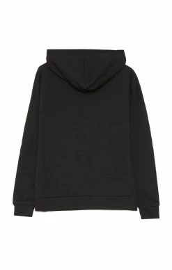 Sixth June Dámská Černá Mikina Přes Hlavu -MIKINY Prodejní prodejna sixth june basic logo black hoodie 3