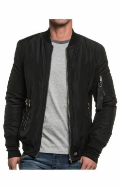 Sixth June Černý Bunda Biker -MIKINY Prodejní prodejna sixth june biker bomber black 4