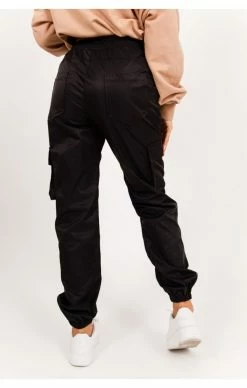 Sixth June Dámské Černé Kapsáče -MIKINY Prodejní prodejna sixth june cargo belt pants black 3