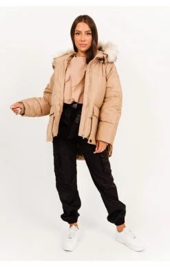 Sixth June Dámské Černé Kapsáče -MIKINY Prodejní prodejna sixth june cargo belt pants black 4