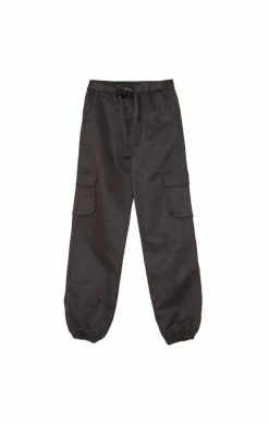 Sixth June Dámské Černé Kapsáče -MIKINY Prodejní prodejna sixth june cargo belt pants black 5