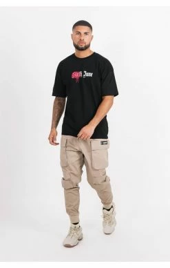 Sixth June Černé Pánské Triko Paris -MIKINY Prodejní prodejna sixth june district paris tee 4