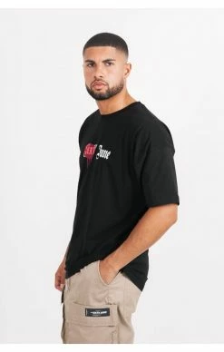 Sixth June Černé Pánské Triko Paris -MIKINY Prodejní prodejna sixth june district paris tee 6