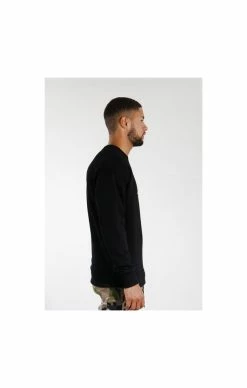 Sixth June Černý Pánský Svetr 10 Sixth June Černý Pánský Svetr -MIKINY Prodejní prodejna sixth june front signature sweatshirt 3