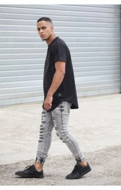 Sixth June Grey Acid Jeans -MIKINY Prodejní prodejna sixth june grey acid jeans 4