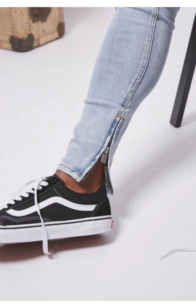 Sixth June Ripped Zip-up Skinny Jeans 2 Sixth June Ripped Zip-up Skinny Jeans – Bild 2