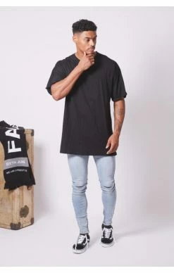 Sixth June Ripped Zip-up Skinny Jeans