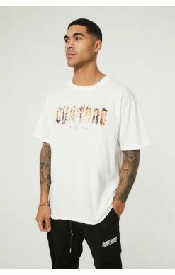 The Couture Club Bílé Triko Fire